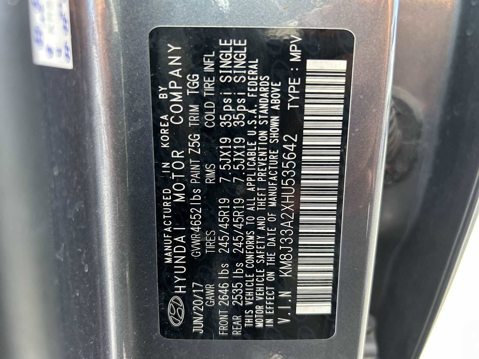 Used 2017 Hyundai Tucson Sport FWD image 23