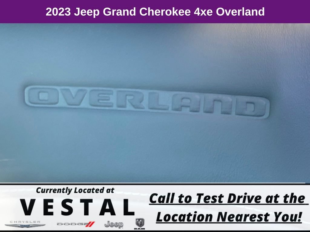 New 2023 Jeep Grand Cherokee Overland AWD/4WD image 36