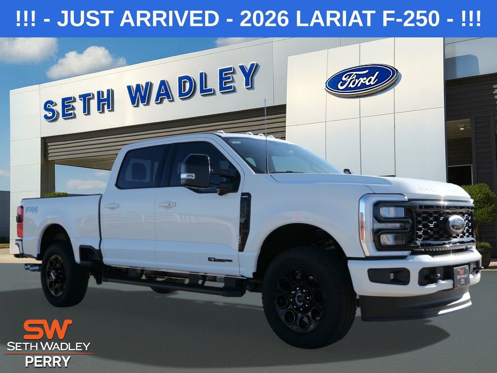 New 2026 Ford F250 Lariat w/ Black Appearance Package