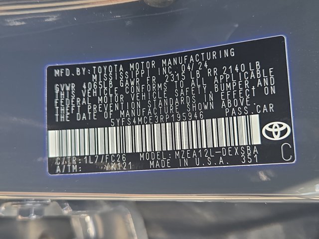 Used 2024 Toyota Corolla SE FWD image 23