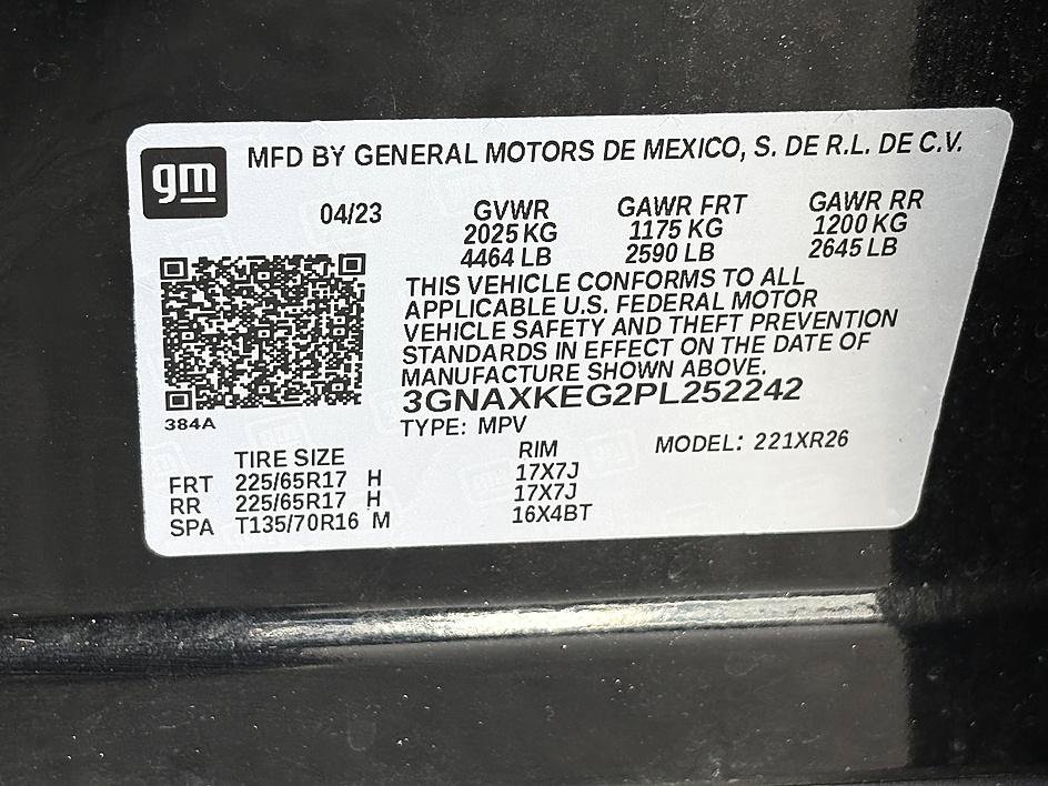 Certified 2023 Chevrolet Equinox LT FWD image 19