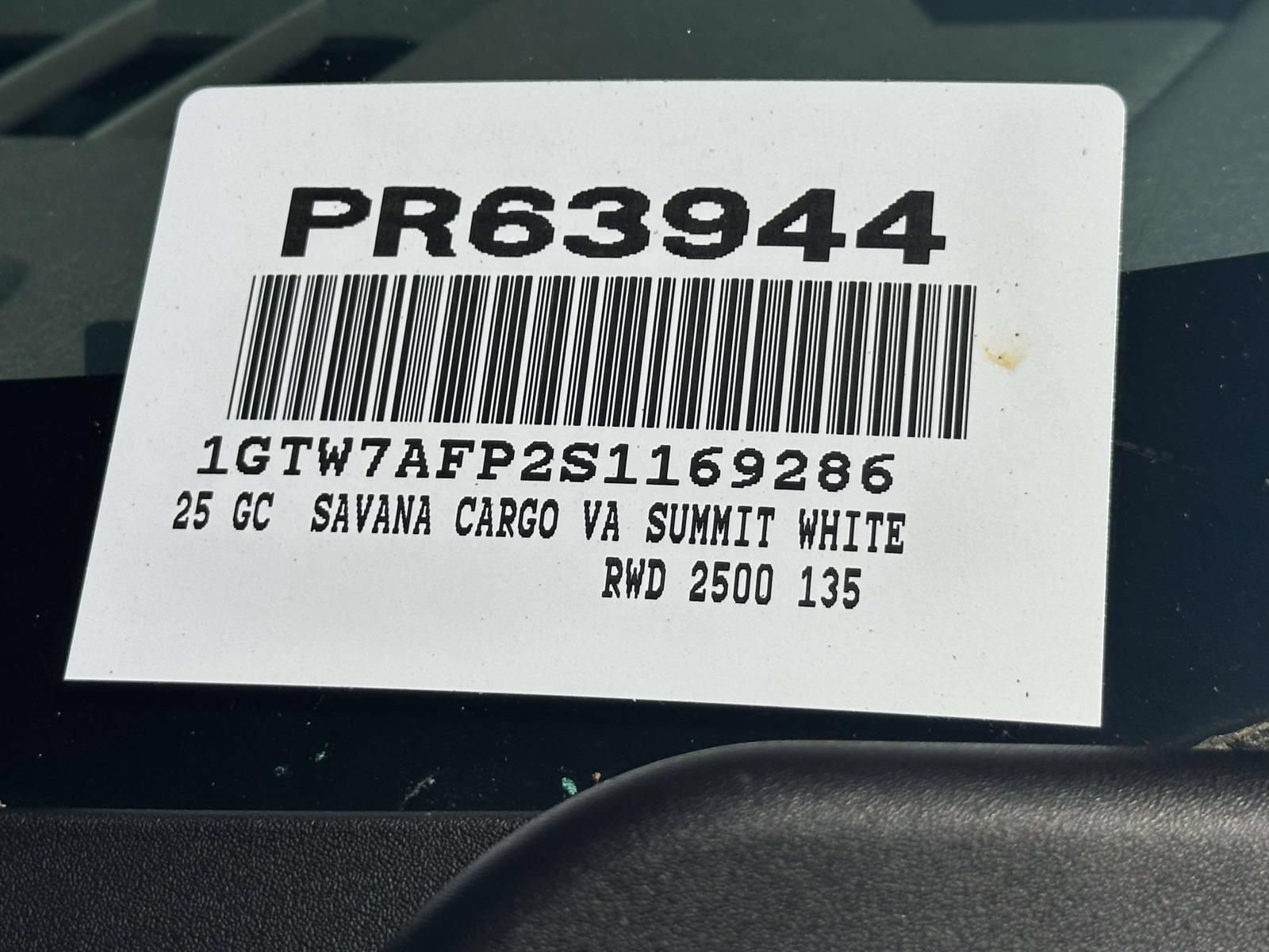 Certified 2025 GMC Savana 2500 w/ Driver Convenience Package RWD image 30