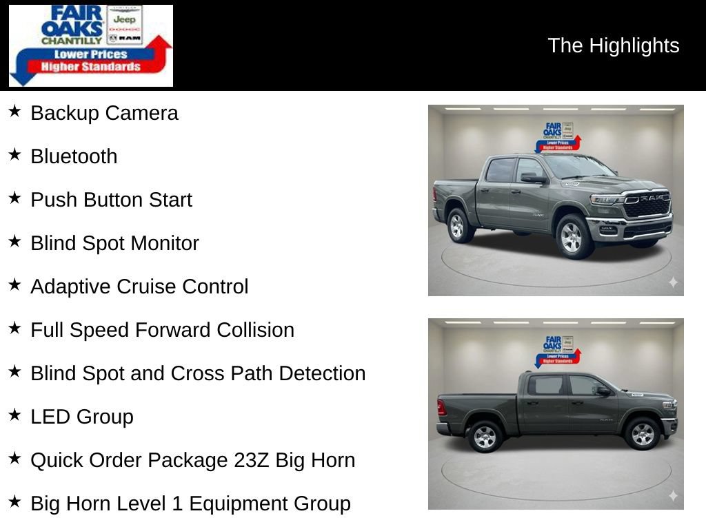 Used 2026 RAM 1500 Big Horn AWD/4WD image 2