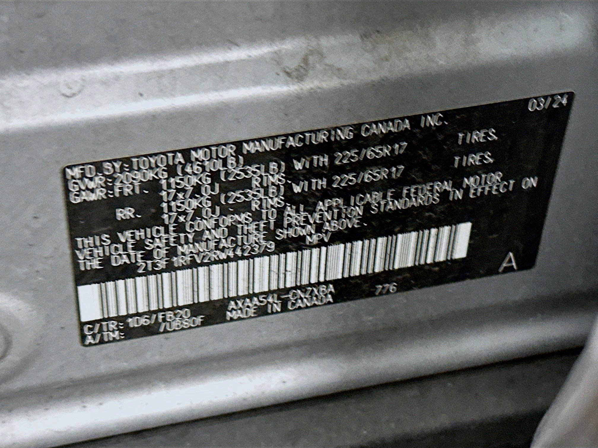 Used 2024 Toyota RAV4 LE image 12