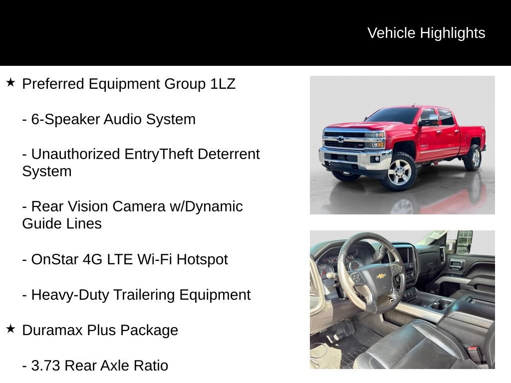Used 2016 Chevrolet Silverado 2500 LTZ w/ Duramax Plus Package AWD/4WD image 26