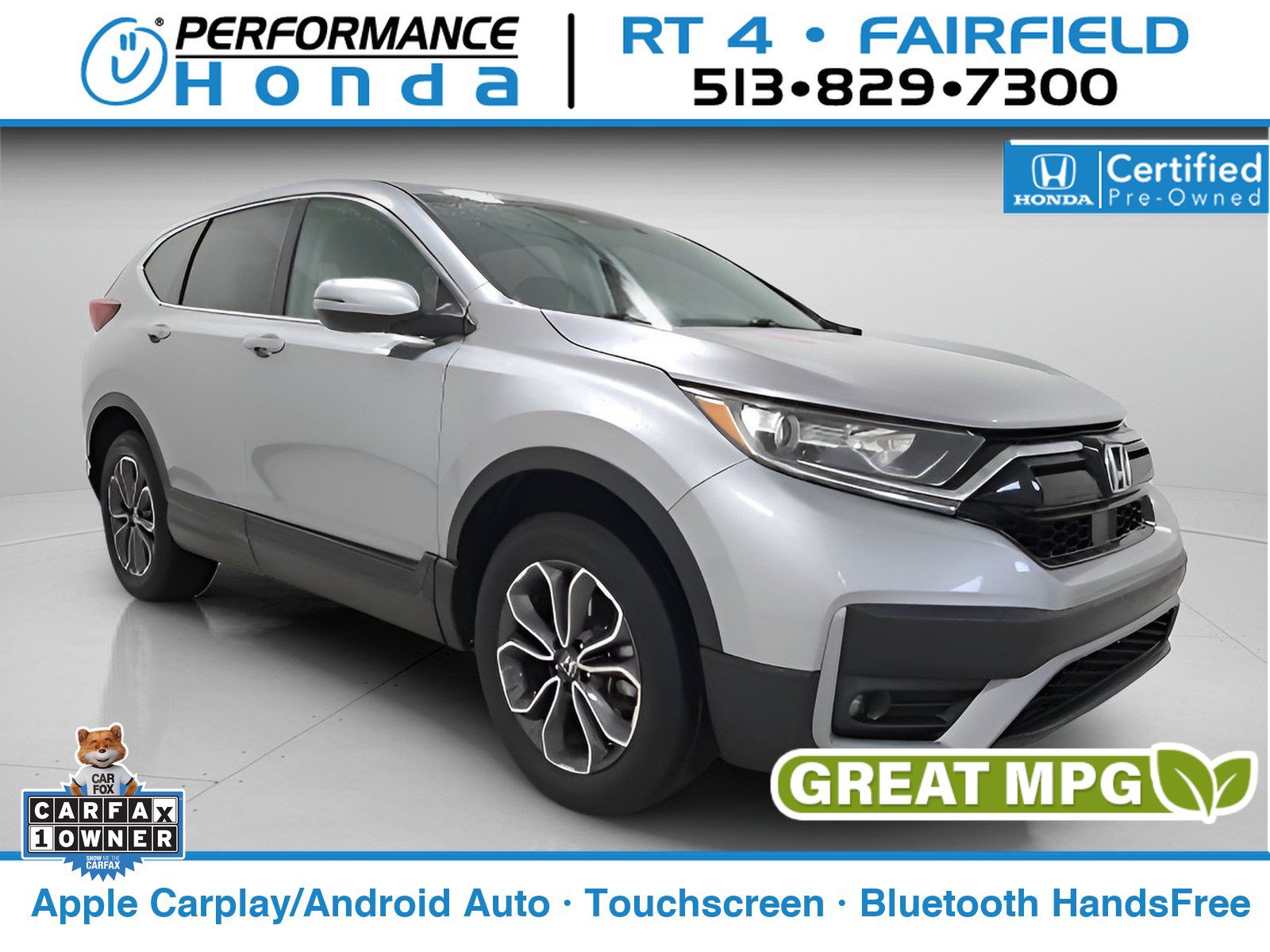 Certified 2020 Honda CR-V EX