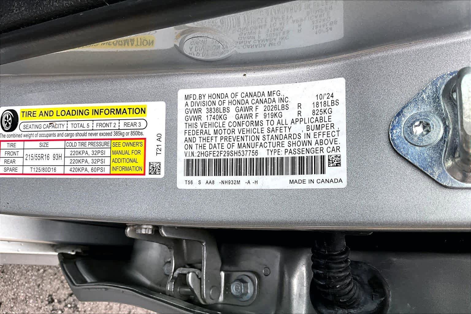 Used 2025 Honda Civic LX image 32