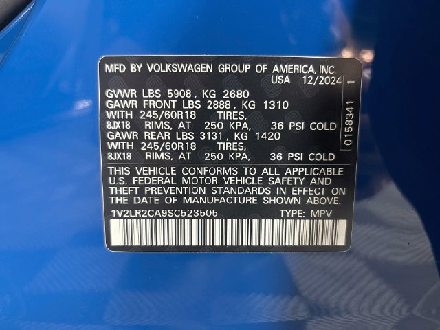 Certified 2025 Volkswagen Atlas SE AWD/4WD image 35