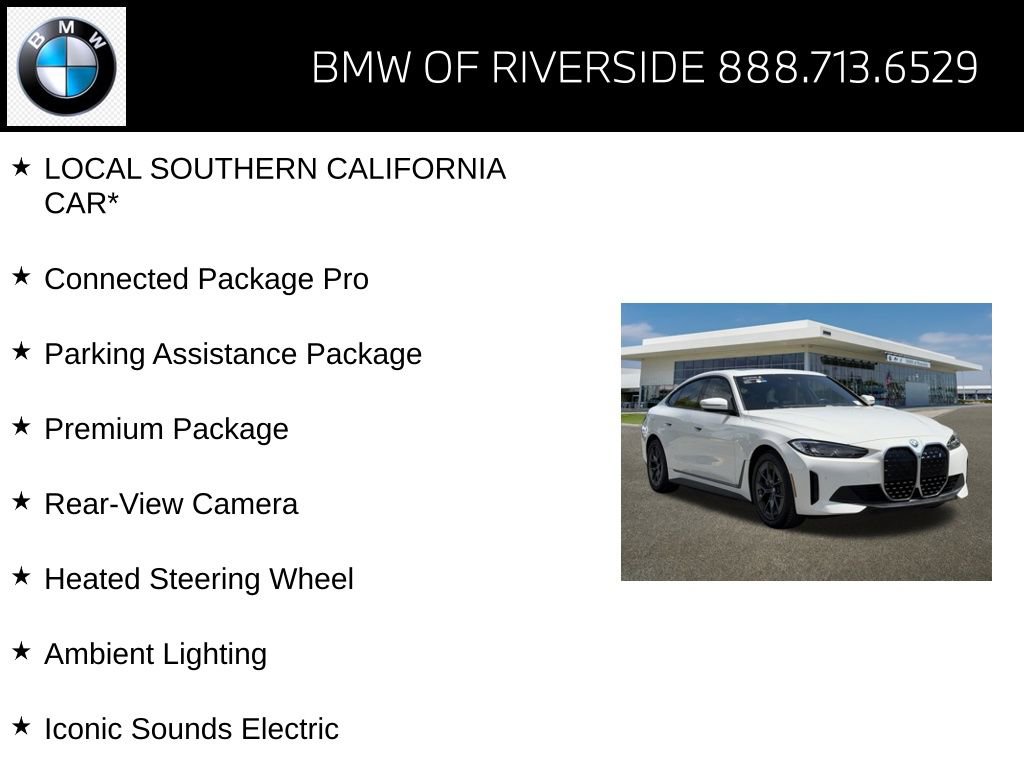 Certified 2023 BMW i4 eDrive35 w/ Premium Package RWD image 15