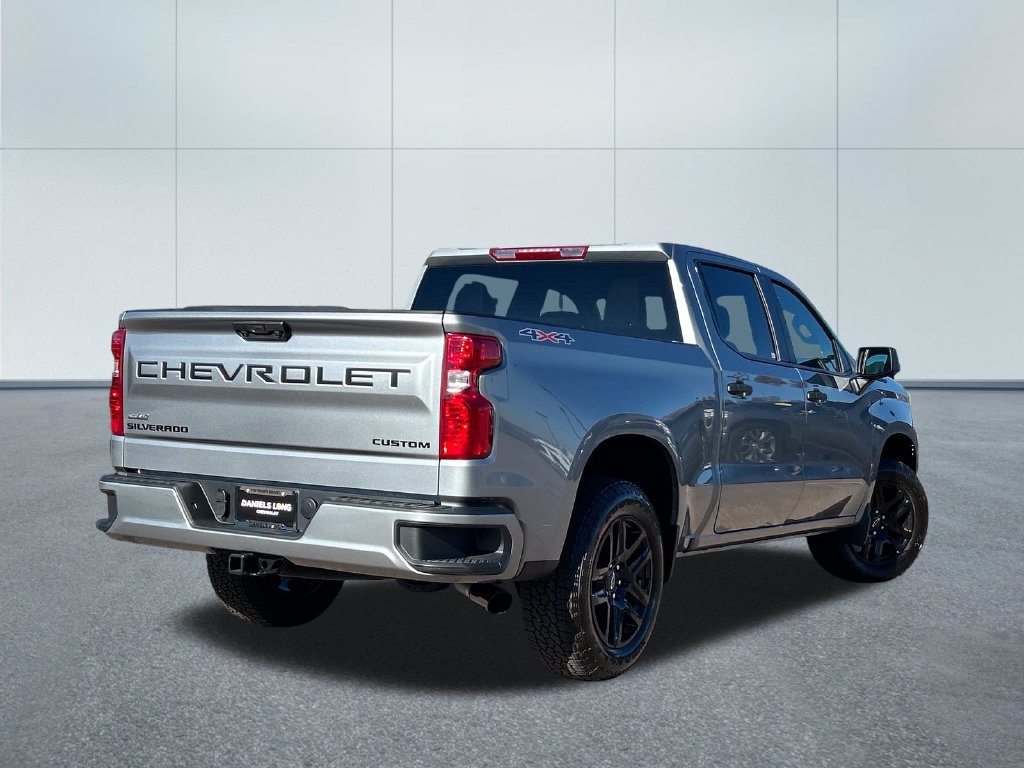 New 2026 Chevrolet Silverado 1500 Custom w/ Turbomax Blackout Package AWD/4WD image 2