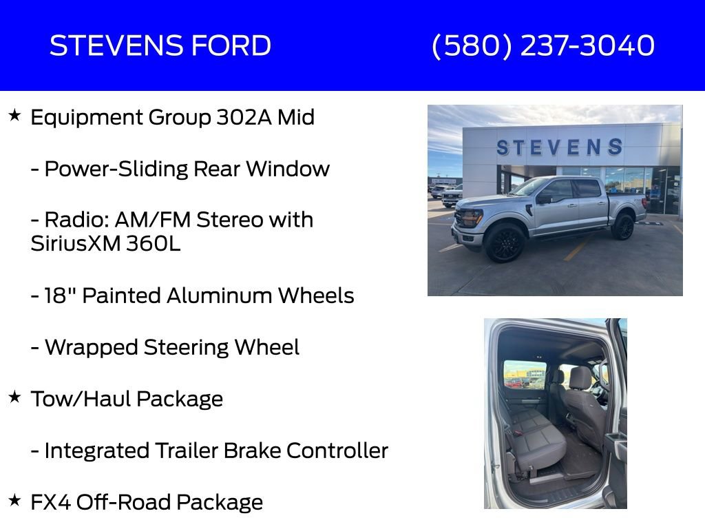 New 2026 Ford F150 XLT w/ Equipment Group 302A MID image 24