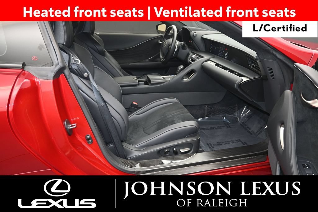 Certified 2022 Lexus LC 500 Coupe w/ Dynamic Handling Package RWD image 10