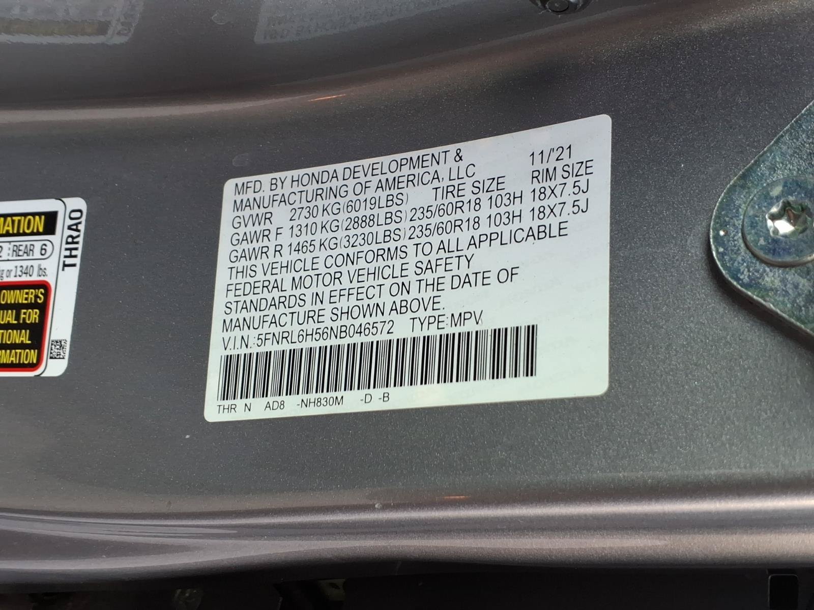 Used 2022 Honda Odyssey EX image 27