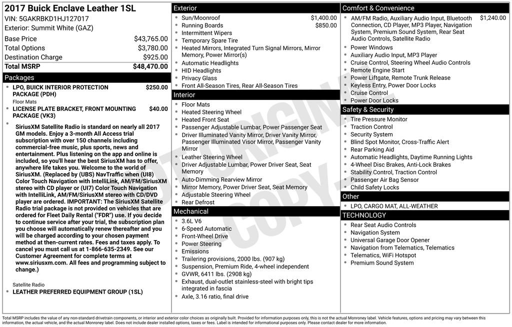 Used 2017 Buick Enclave Leather image 5