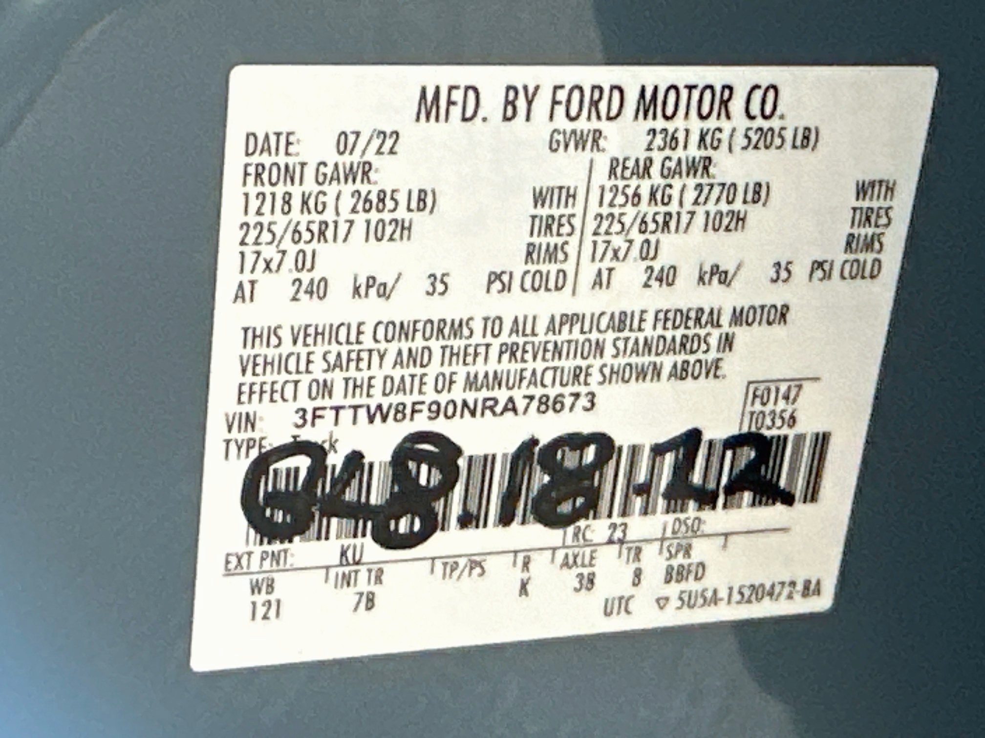 Used 2022 Ford Maverick XLT w/ Equipment Group 300A Standard AWD/4WD image 12