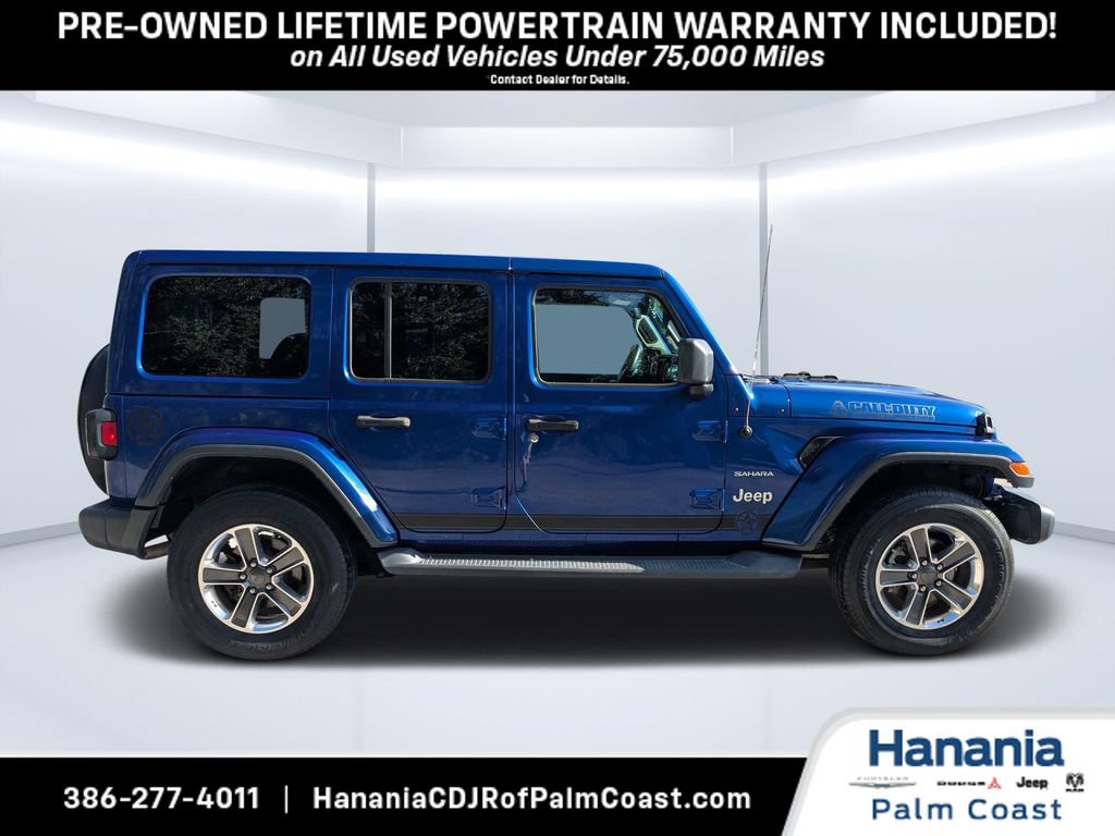 Used 2018 Jeep Wrangler Unlimited Sahara w/ Uconnect 4C Nav & Sound Group AWD/4WD image 2