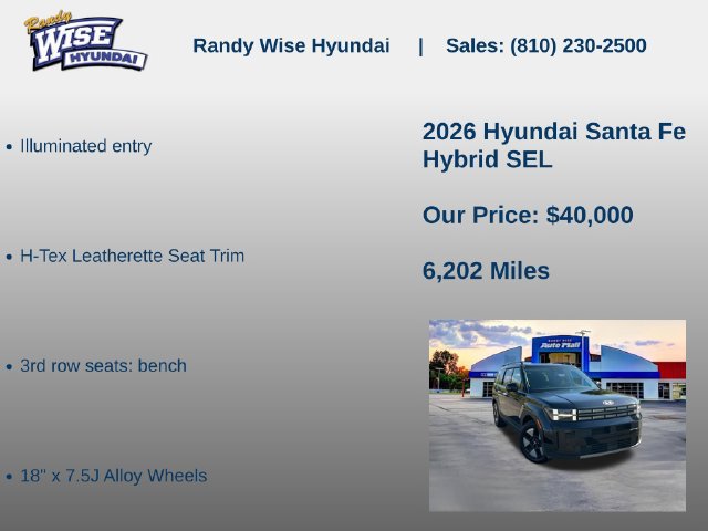 New 2026 Hyundai Santa Fe SEL AWD/4WD image 15