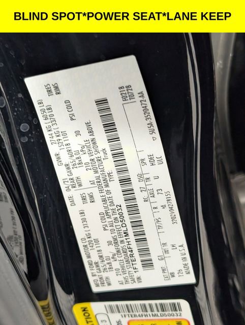 Used 2021 Ford Ranger XLT w/ Equipment Group 302A High AWD/4WD image 35