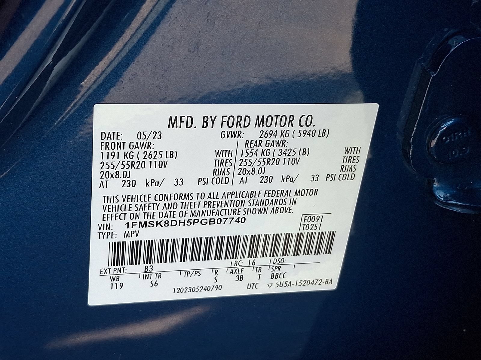 Certified 2023 Ford Explorer XLT w/ Equipment Group 202A AWD/4WD image 28