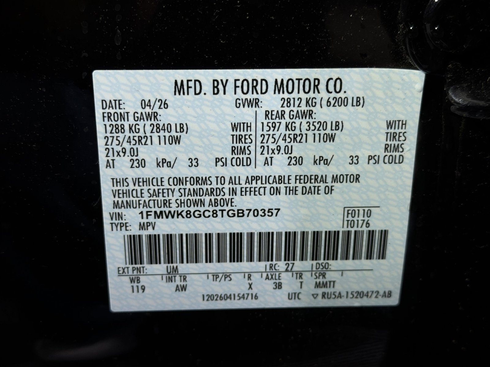 New 2026 Ford Explorer ST w/ Sun And Sound Package AWD/4WD image 38