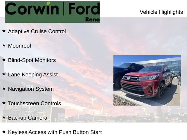 Used 2019 Toyota Highlander SE w/ Nightshade Edition FWD image 7