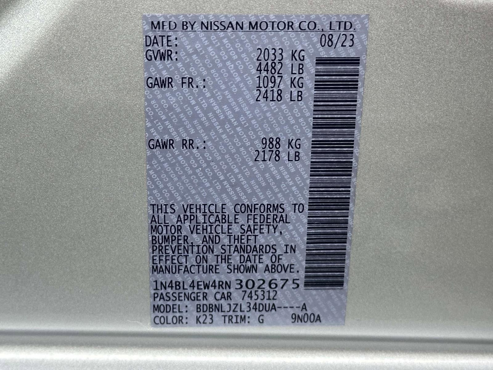 Used 2024 Nissan Altima 2.5 SL image 28