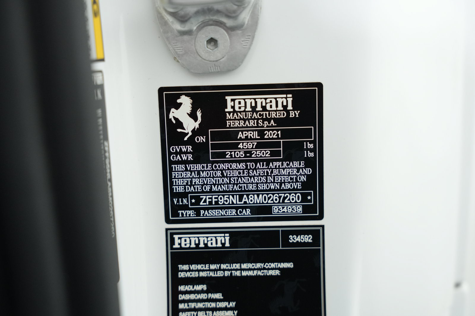 Certified 2021 Ferrari SF90 Stradale AWD/4WD image 43