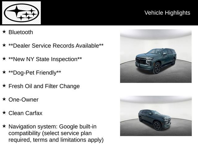 Used 2025 Chevrolet Tahoe RST w/ Comfort Package AWD/4WD image 11