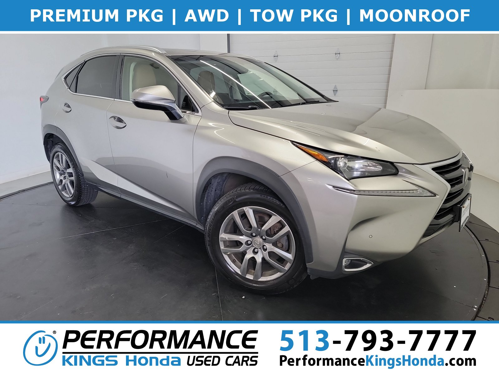 Used 2016 Lexus NX 200t AWD w/ Premium Package