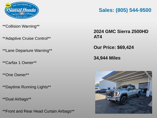 Used 2024 GMC Sierra 2500 AT4 w/ AT4 Premium Plus Package AWD/4WD image 6