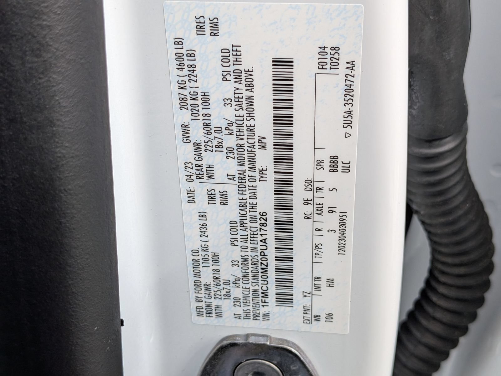 Used 2023 Ford Escape ST-Line w/ Equipment Group 301A FWD image 40