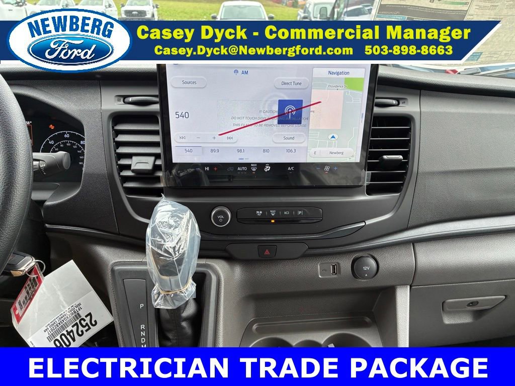 New 2025 Ford Transit 350 148 High Roof AWD w/ Electrician Trade Package image 12