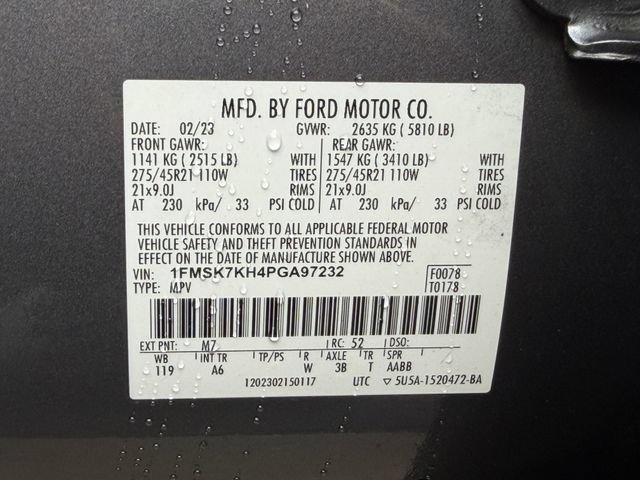 Used 2023 Ford Explorer ST-Line w/ Class IV Trailer Tow Package RWD image 37