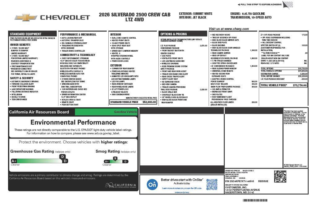New 2026 Chevrolet Silverado 2500 LTZ w/ LTZ Plus Package image 5