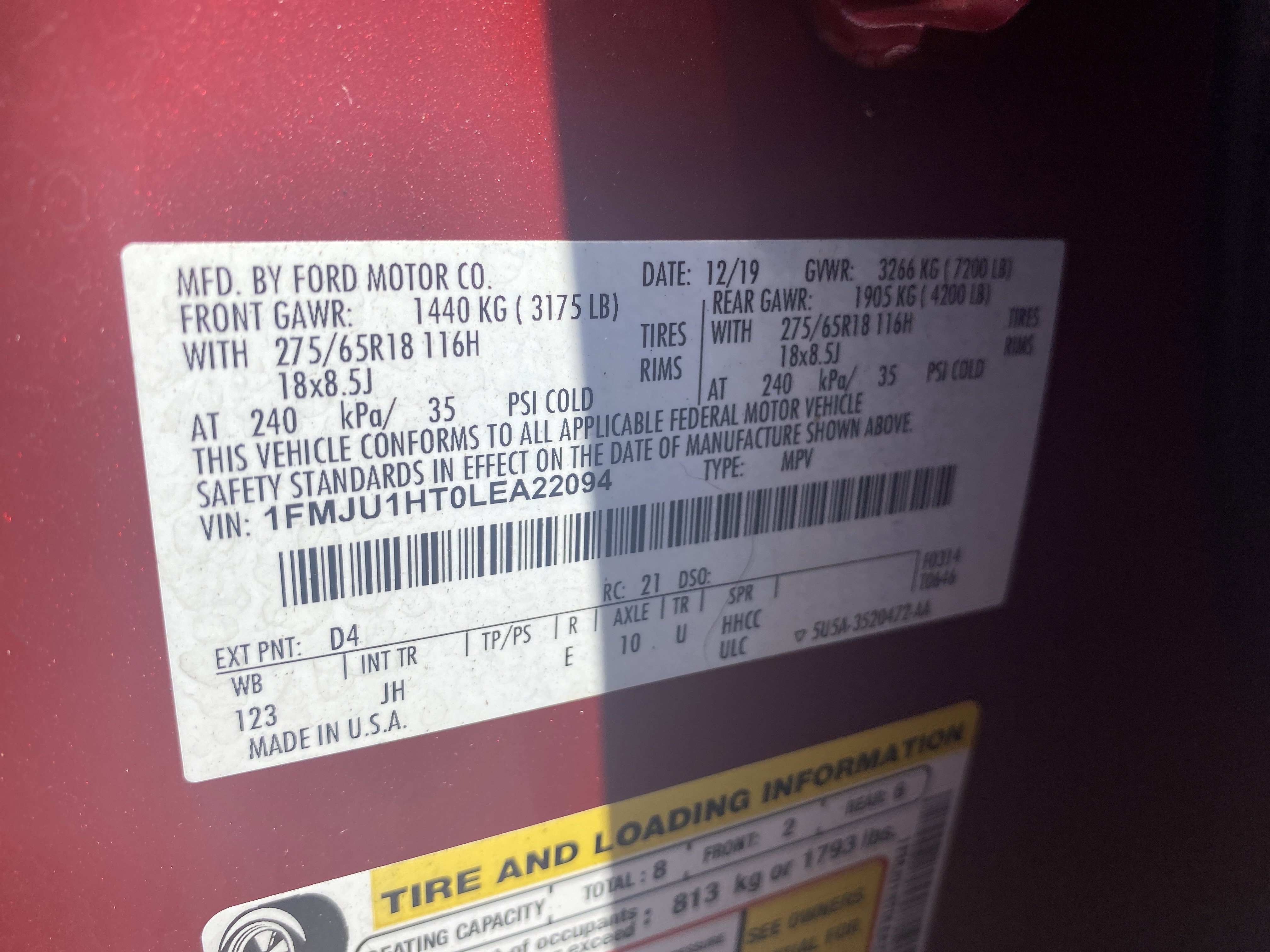 Used 2020 Ford Expedition XLT RWD image 24