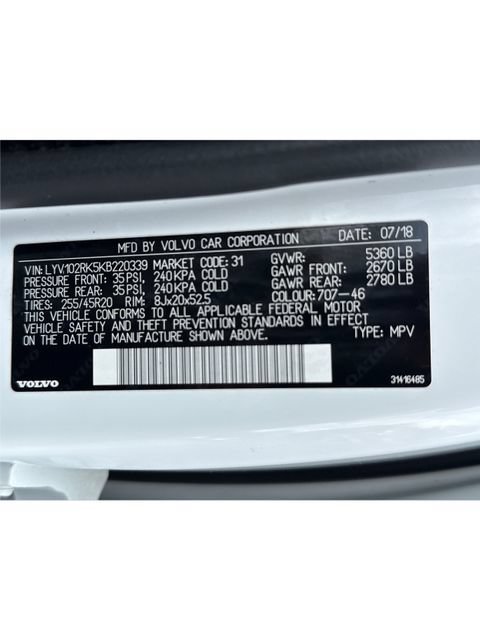 Used 2019 Volvo XC60 T5 Momentum w/ Multimedia Package AWD/4WD image 26
