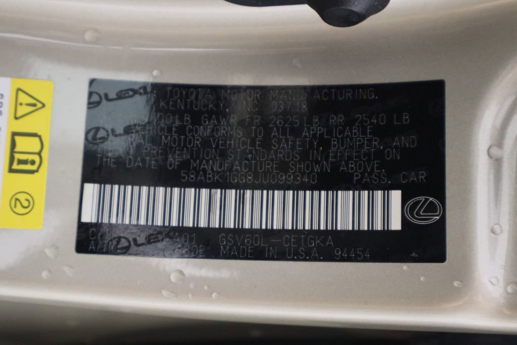 Used 2018 Lexus ES 350 w/ Navigation System Package image 39