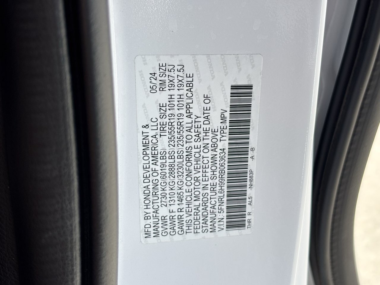 Certified 2024 Honda Odyssey Elite image 32