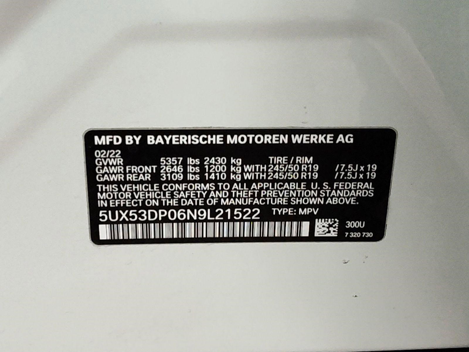 Used 2022 BMW X3 xDrive30i image 15