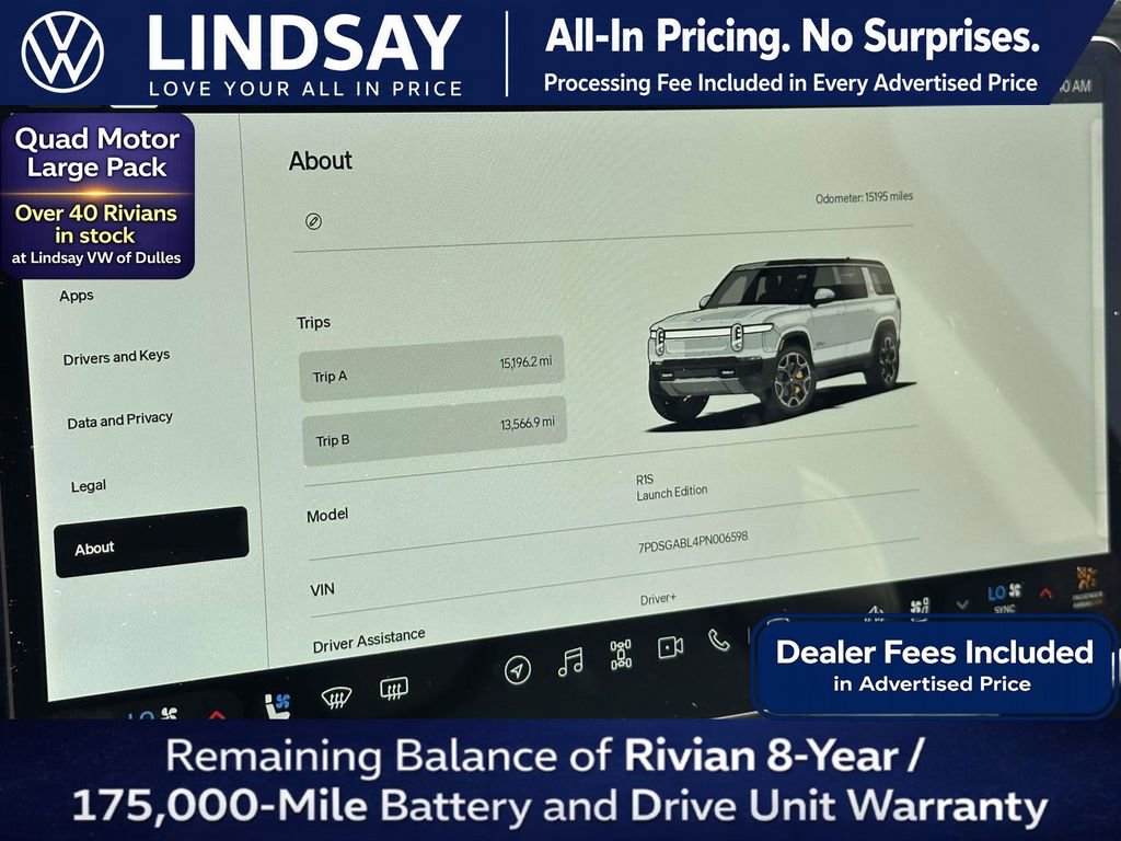 Used 2023 Rivian R1S Launch Edition AWD/4WD image 25