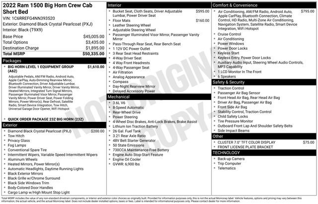 Used 2022 RAM 1500 Big Horn RWD image 15