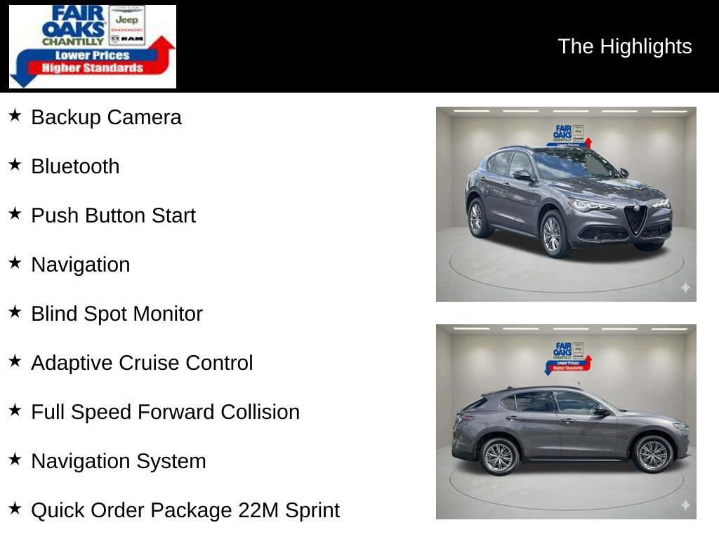 Used 2024 Alfa Romeo Stelvio Sprint AWD/4WD image 2