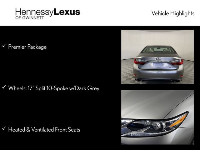 Used 2018 Lexus ES 350 w/ Premier Package FWD image 11
