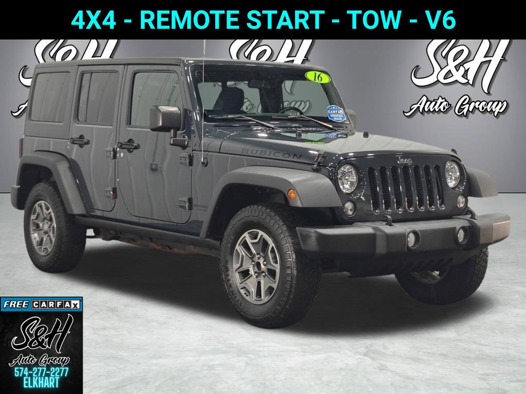 Used 2016 Jeep Wrangler Unlimited Rubicon w/ Connectivity Group