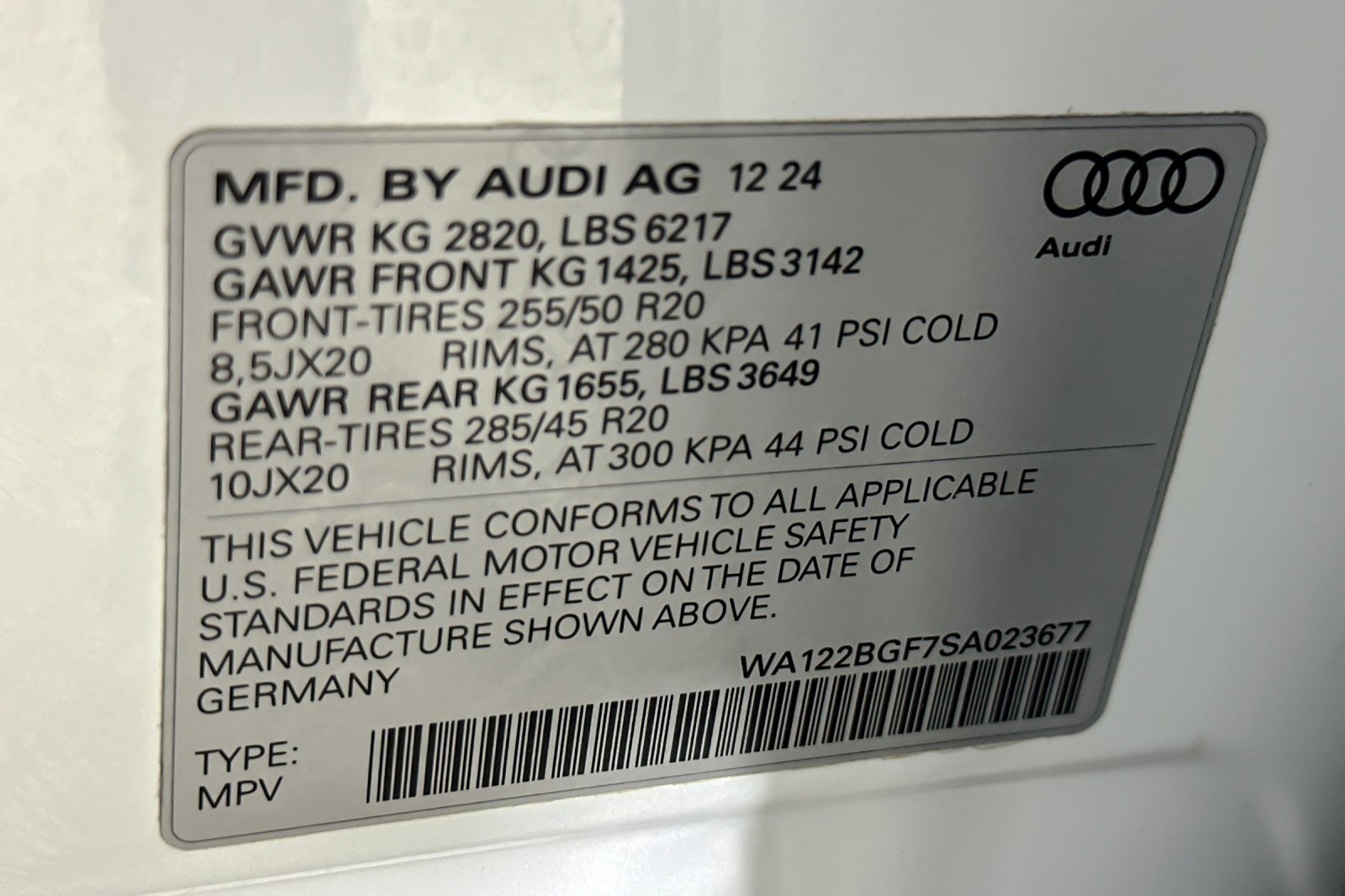 Used 2025 Audi Q6 e-tron Premium Plus w/ Premium Plus image 27