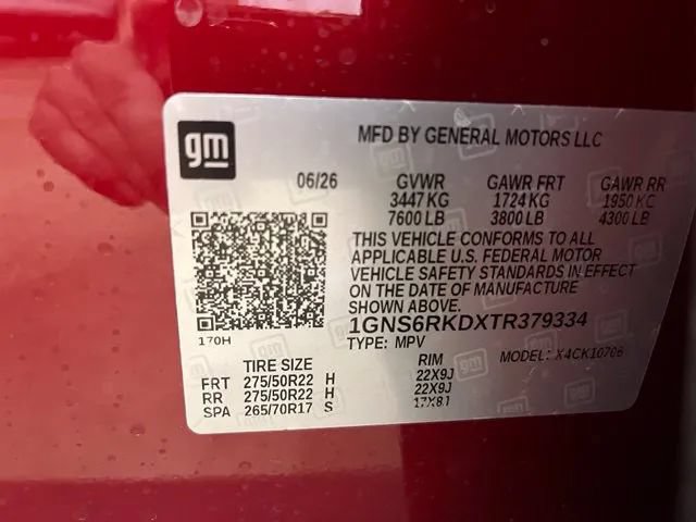 New 2026 Chevrolet Tahoe RST w/ Advanced Technology Package AWD/4WD image 29