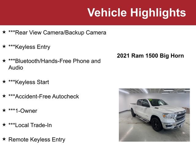 Used 2021 RAM 1500 Big Horn video 2