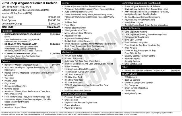 Used 2023 Jeep Wagoneer Series II image 13