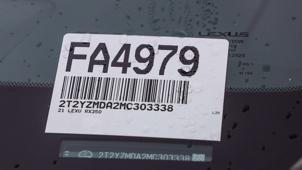 Used 2021 Lexus RX 350 F Sport w/ Cold Area Package (CT) image 29