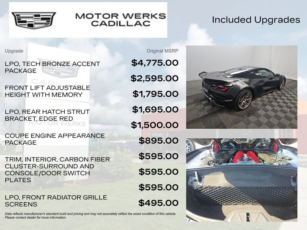 Used 2025 Chevrolet Corvette Z06 RWD image 8